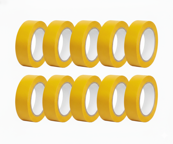 Ruban isolant jaune Klauke 15mm x 10m en PVC et adhésif - usage courant électrique - Klauke - RIS4