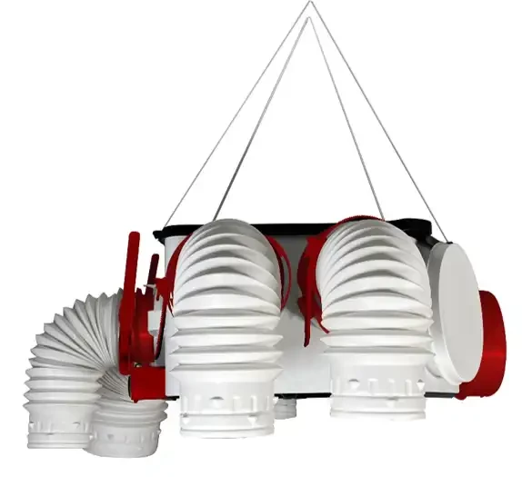 Caisson ecowatt, régulée 1100 m3/h d 315 mm dépressostat inter prox - S&P France - 245248