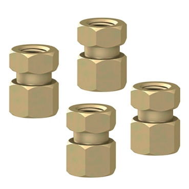 4 ecrous par châssis DIN - Schneider Electric - NSYAMCSF