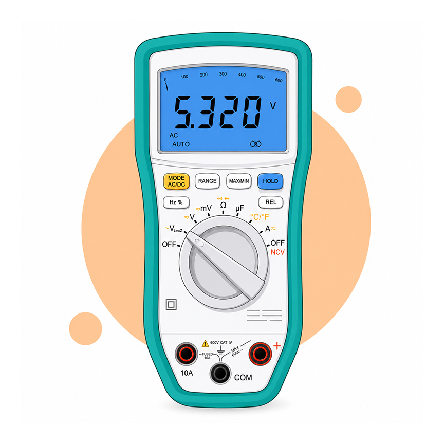 Multimètre : choisir un appareil de mesure électrique
